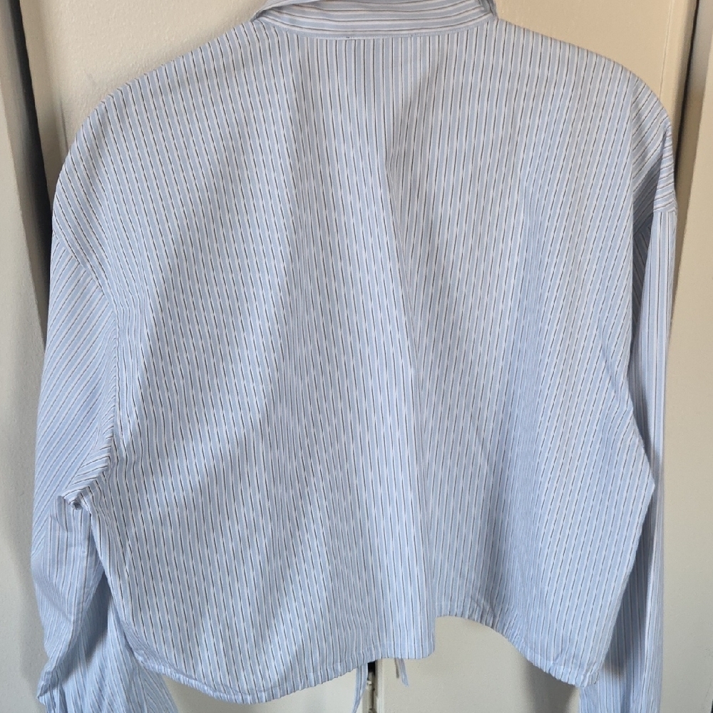 Rag & Bone Georgie Striped Cotton Shirt - Picture 8 of 9